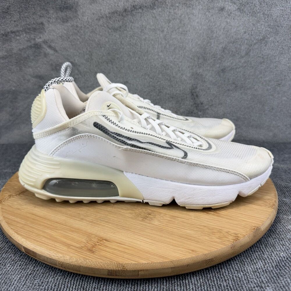 Nike Air Max 2090 Shoes Womens Size 10 White Mesh Running Sneakers CK2612-100